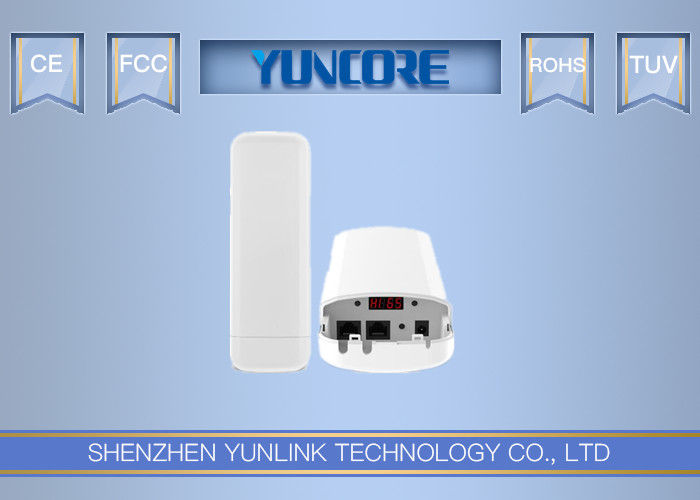 ABS Material 5.8 GHz Outdoor CPE Device Wireless Bridge 802.11AC One Key Connection